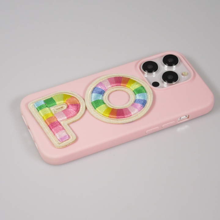 Image du produit PhoneLook Autocollant sticker pour téléphone/tablette/ordinateur brodé en 3D Lettre C