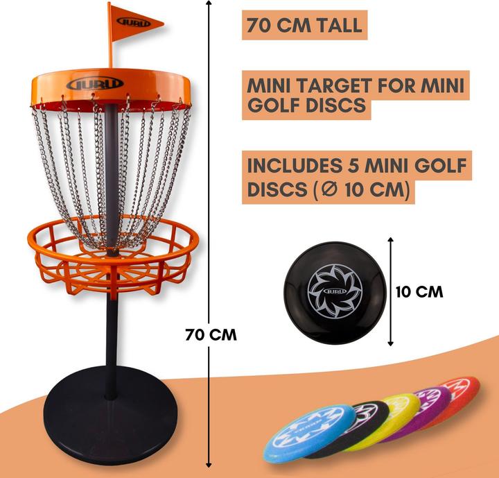 Produktbild Schildkröt Guru Disc Golf Mini Basket Set (1 - 5 Spieler)