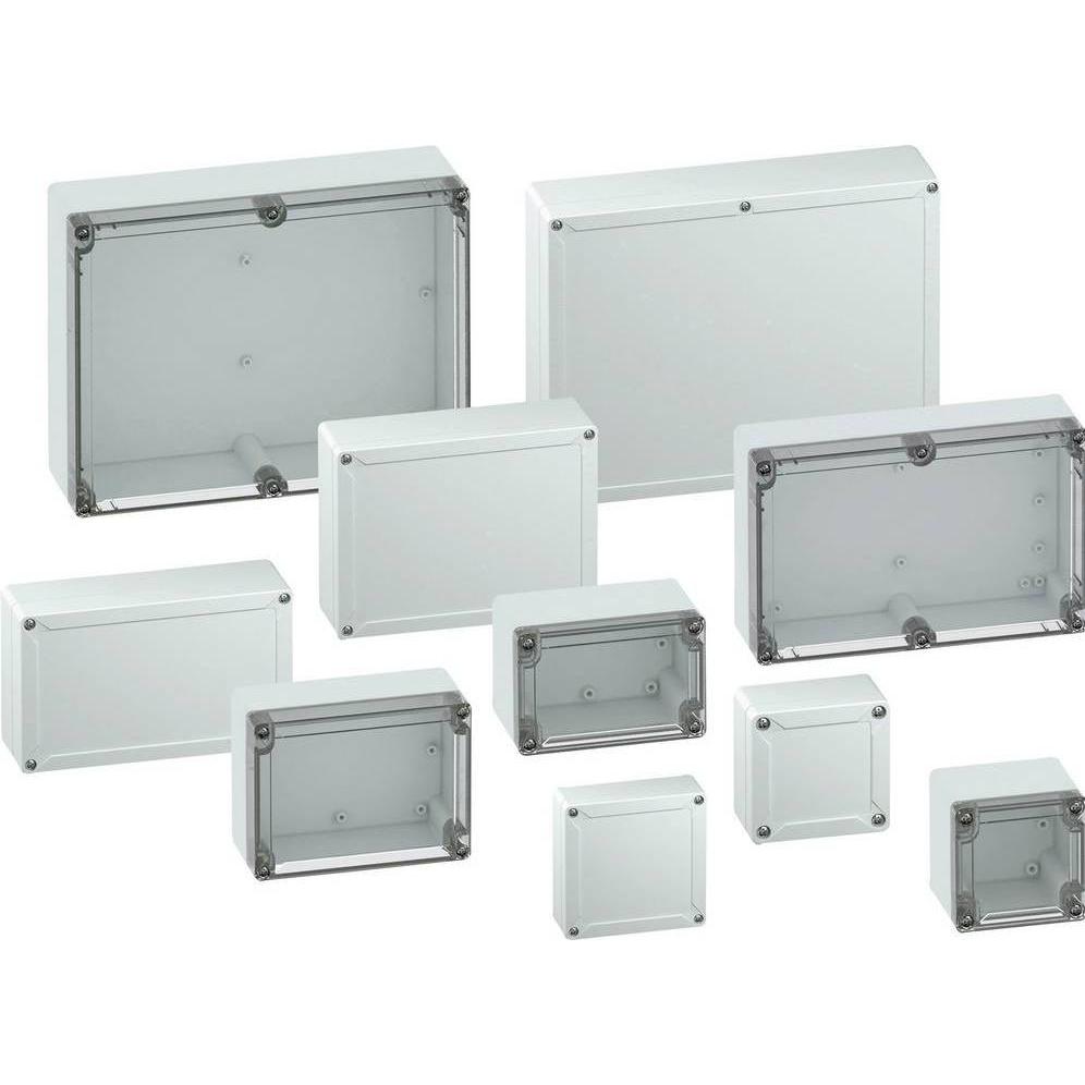 Thumbnail - Spelsberg TG IP67 enclosure, PC, clear lid (Gehäuse), Elektronikzubehör + Gehäuse, Grau