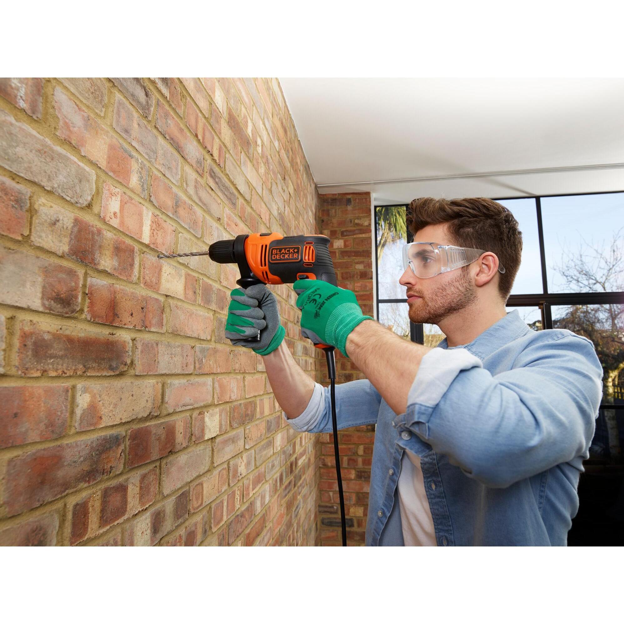 Thumbnail - Black & Decker, Bohrmaschine + Akkuschrauber, BEH550QS Bohrmaschine Ohne Schlüssel (Netzbetrieb)
