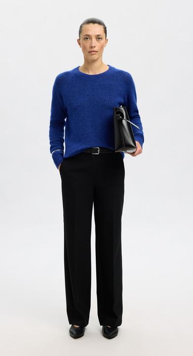 Actual product image Selected Femme Slflulu Ls Knit O-Neck Noos (M)