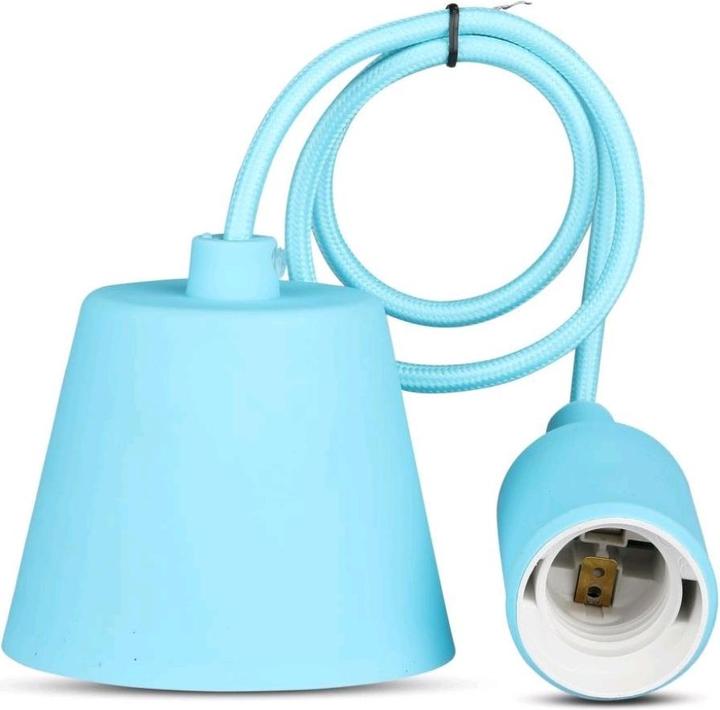 Produktbild V-TAC VT7228LB Pendelleuchte E27 aus hellblauem Silikon (E27)