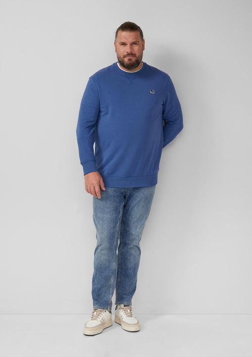 Produktbild s.Oliver Sweatshirt Sweatshirt aus Baumwollmix mit Crew Neck (XXL)