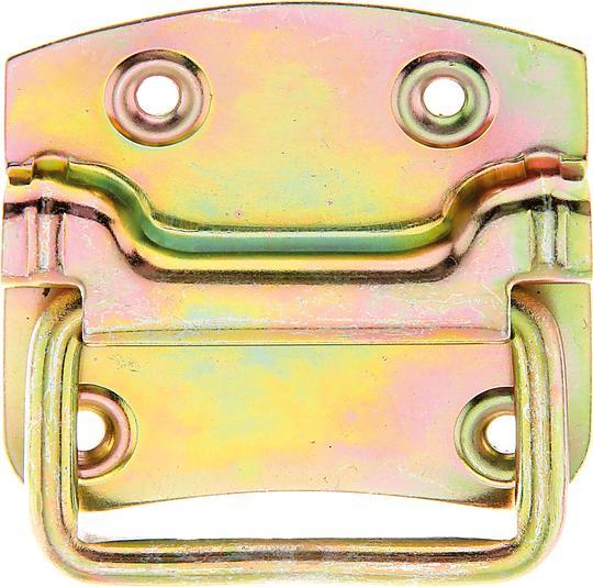 Produktbild Starx Kistengriff schwer 80 x 70 x 11 mm, Galv. gelb verzinkt (Kistengriffe, 10 Stk.)