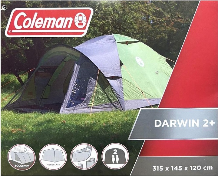 Immagine prodotto Coleman Darwin 2 (Tenda a cupola, 2.80 kg, 2 persone)