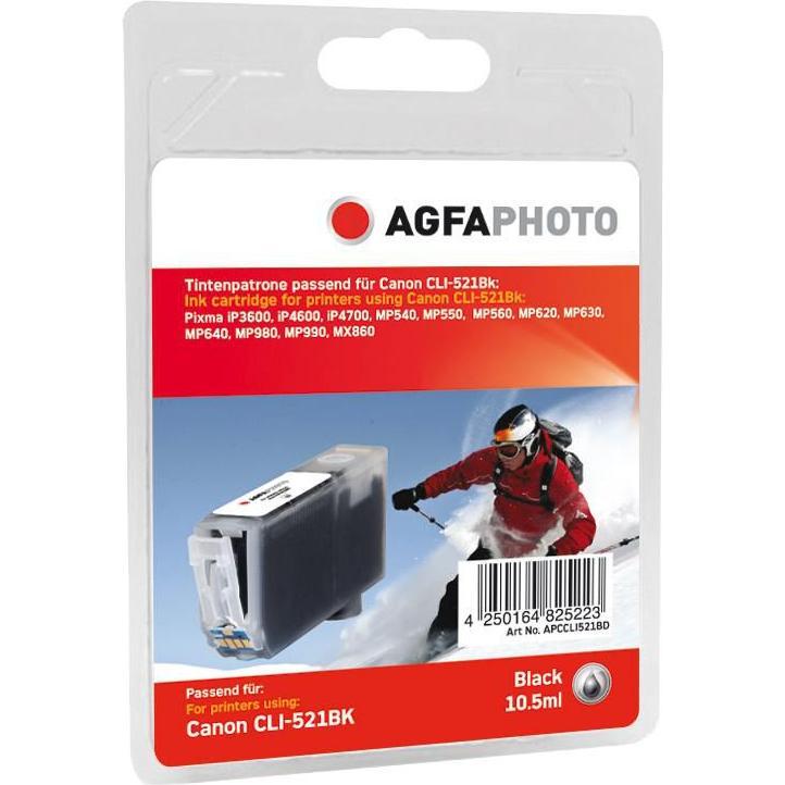 AGFAPHOTO, Druckerpatrone, Apccli521bd (BK)