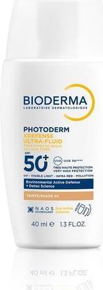 Produktbild Bioderma Photoderm Xdefense Ultra Fluid SPF 50+ 40ml Shade 03 - Golden (Sonnencreme, SPF 50+, 40 ml)