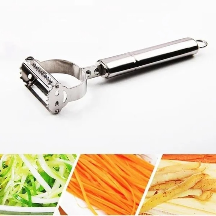 Produktbild Cbx Obst und Gemüse Schäler 2-in-1 aus Edelstahl