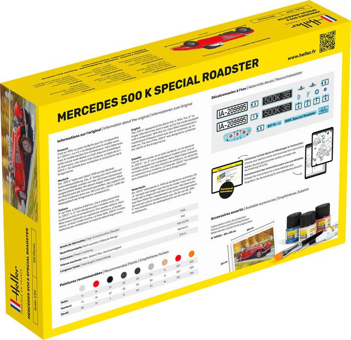 Actual product image Heller STARTER KIT 500 K Special Roadster
