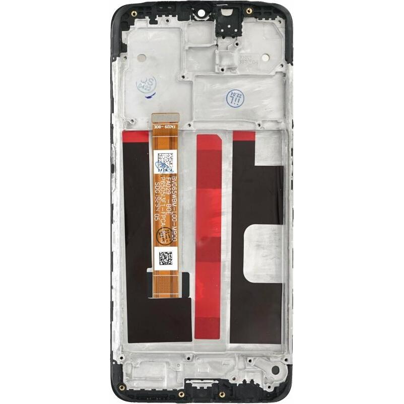 OEM Displayeinheit + Rahmen für OPPO A5 2020 schwarz (Display, Oppo A5 (2020)), Mobilgerät Ersatzteile, Schwarz
