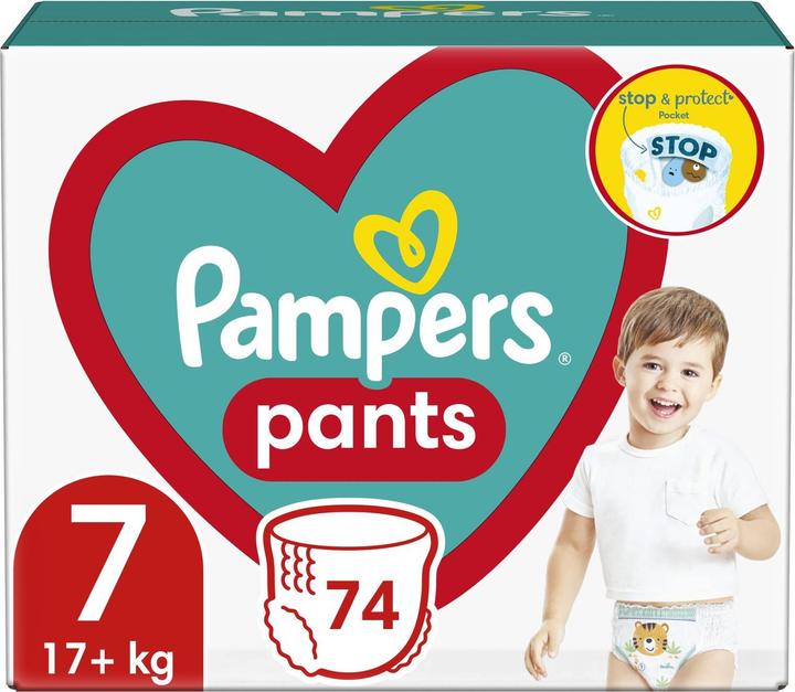 Produktbild Pampers Pants (Gr. 7, Halbmonatsbox, 74 Stk.)