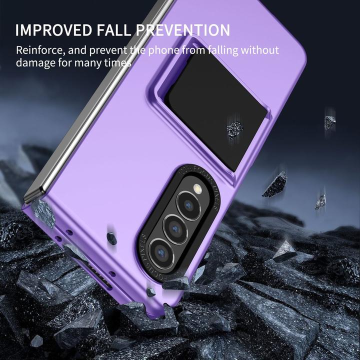 Produktbild König Design Hülle Handy Schutz für Samsung Galaxy Z Fold3 5G Case Cover Tasche Flip Etui Neu (Samsung Galaxy Z Fold3 5G)