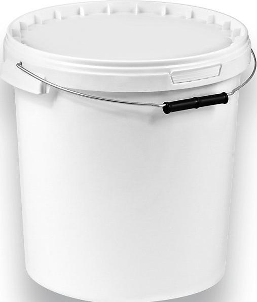 Immagine prodotto eurokraft basic Secchio con coperchio, adatto per alimenti, a partire da 10 pz., capacità 25 l. (5 pz.)