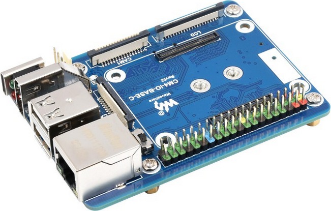 Actual product image WaveShare Mini Baseboard for Raspberry Pi Compute Module 4