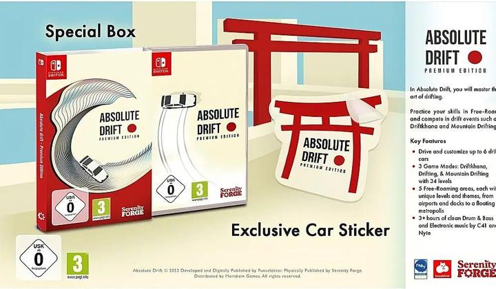 Produktbild Mindscape Absolute Drift Premium Edition (Switch, DE)