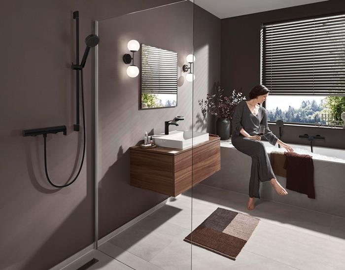 Immagine prodotto hansgrohe Miscelatore monocomando per lavabo Vivenis 110 (nero opaco)