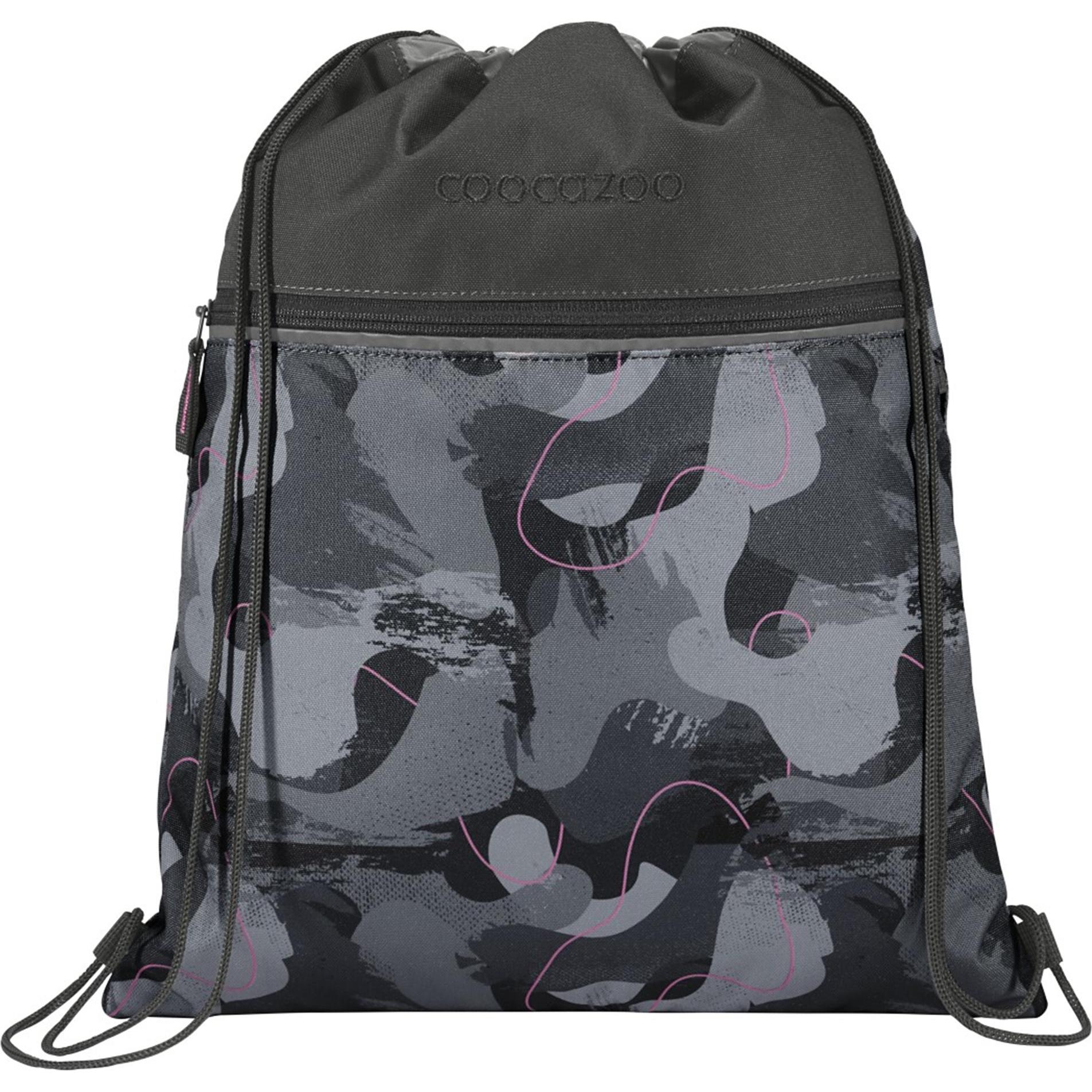 Coocazoo, Tasche, Sportbeutel Turnbeutel, 10 Liter, Grau, (10 l)