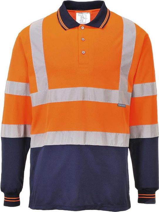 Produktbild Portwest Poloshirt Signalkleidung Sicherheit Langärmlig (S)
