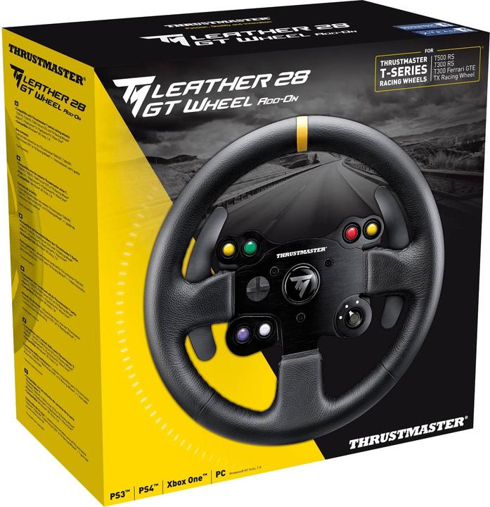 Produktbild Thrustmaster TM Leather 28 GT Wheel Add-On (PC, PS3, PS4, Xbox One S, Xbox One X, Xbox Series S, Xbox Series X)