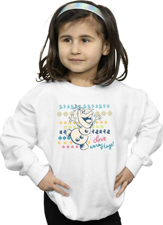 Produktbild Disney Frozen I Love Warm Hugs Sweatshirt Mädchen (140, 146)