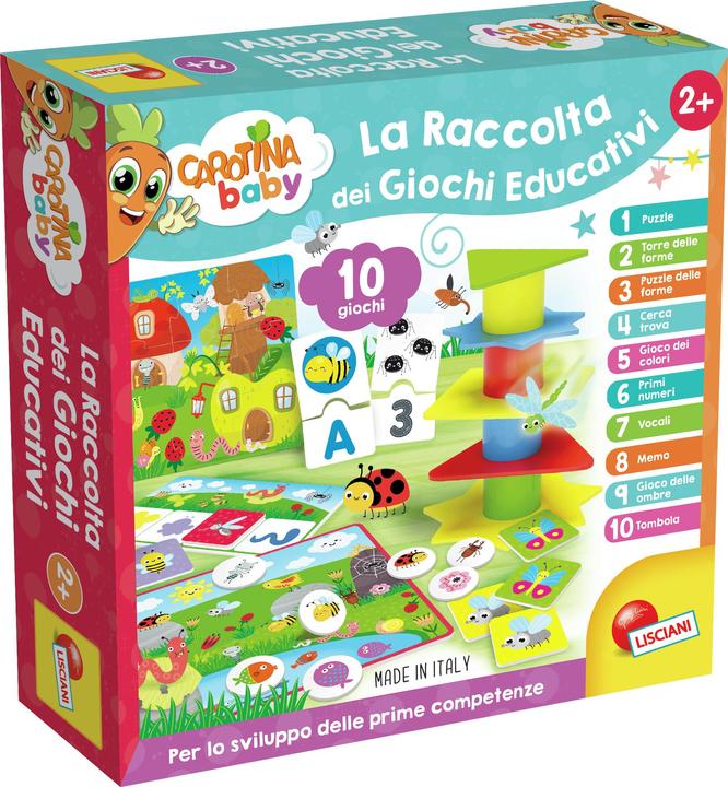 Lisciani Carotina Raccolta Giochi Educativi Baby (10 pezzi)