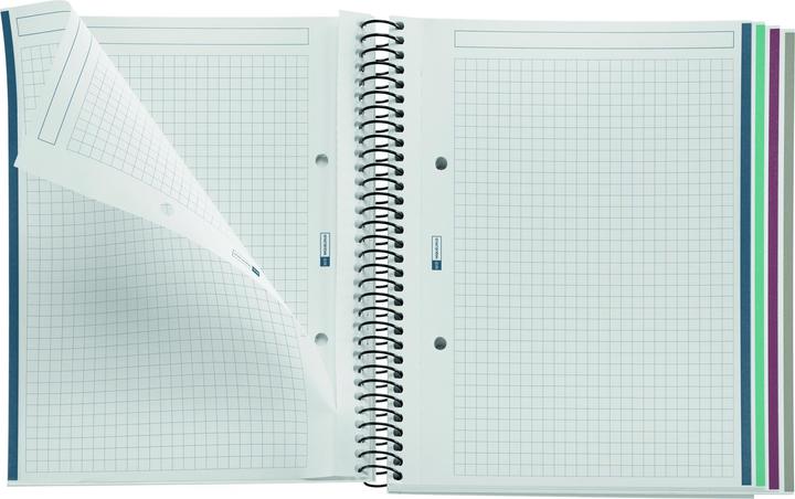 Immagine prodotto Maul ECO Design NB4 ECOLEAVES Recycle A5 SQU 80g farbig (Speditionsversand) (A5, Quadretti, Copertina rigida)