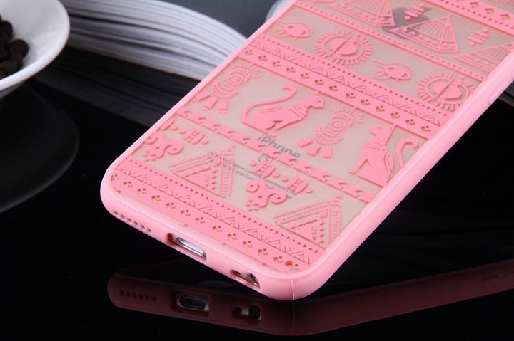 Produktbild König Design Apple iPhone 8 Plus Hülle Case Handy Cover Schutz Tasche Schutzhülle Bumper Pink (Apple iPhone 8 Plus)