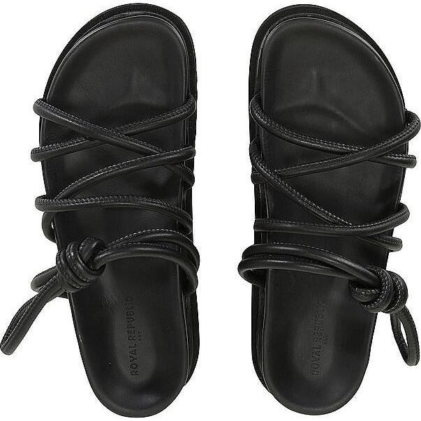 Thumbnail - Royal VKB, Damen, Sandalen, Pantoletten MELLOW BOW, Schwarz, (40)