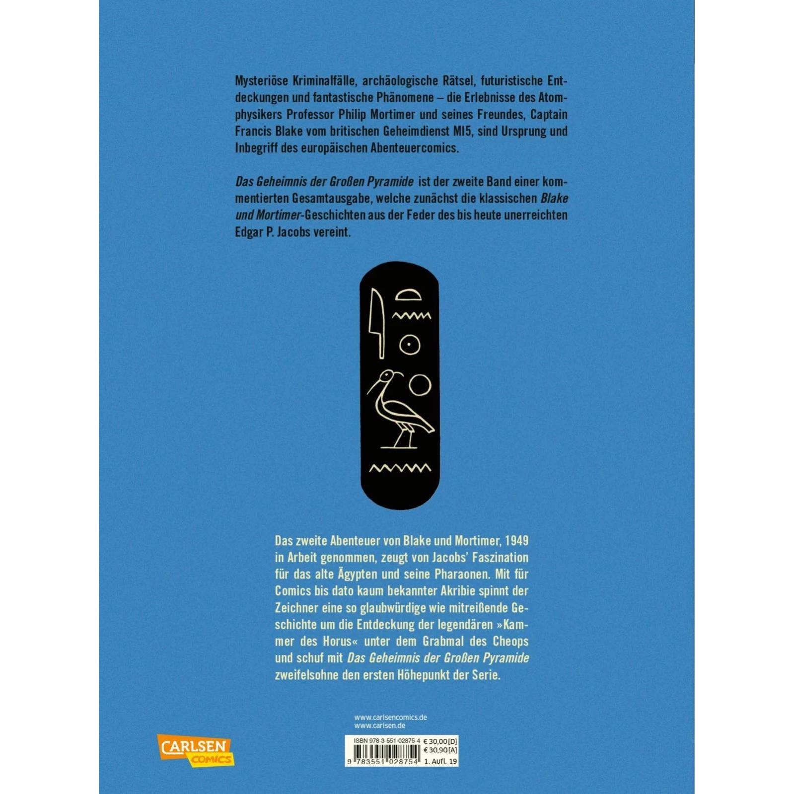 Thumbnail - Blake und Mortimer Bibliothek 2: Das Geheimnis der grossen Pyramide, Belletristik von Edgar P. Jacobs