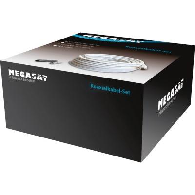 Thumbnail - Megasat 100147 Koaxialkabel 30 m F Weiss (Antennenkabel), Antennenkabel