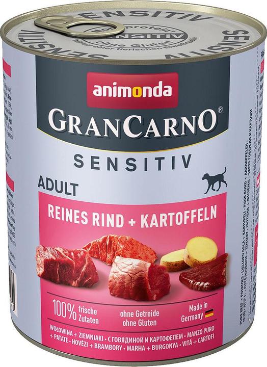 Image du produit animonda GranCarno ADULT Sensitiv boeuf +p.d. 800g (Adulte, 1 pcs, 800 g)