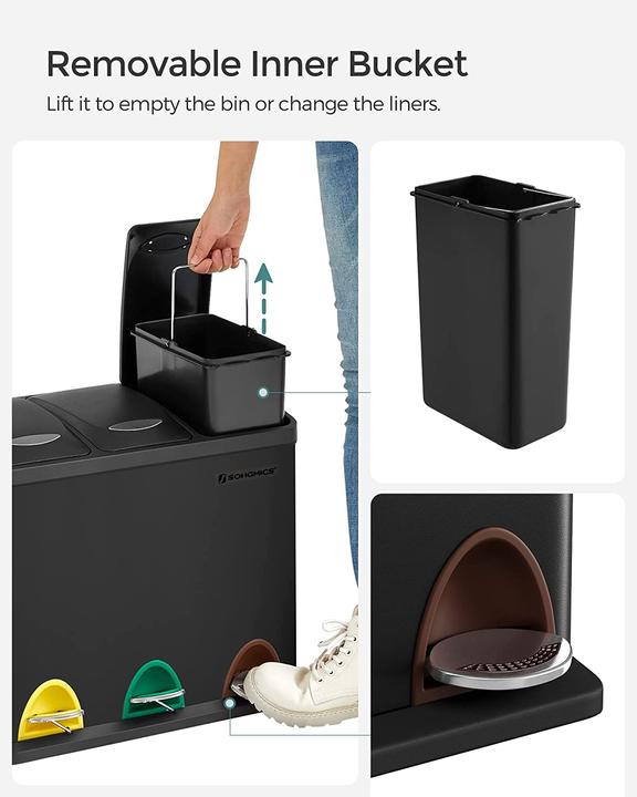 Produktbild Songmics Mülleimer (24 l)