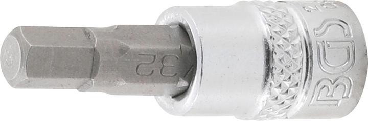 Actual product image BGS Bit Socket 6.3 mm (1/4") Drive internal Hexagon 7/32" (Allen screw)