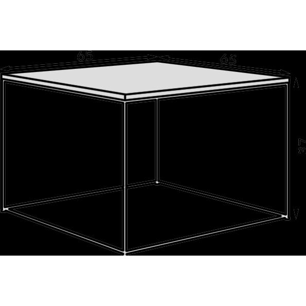 Thumbnail - ADRK Furniture, Couchtisch + Beistelltisch, Roni (65 x 65 x 37 cm)