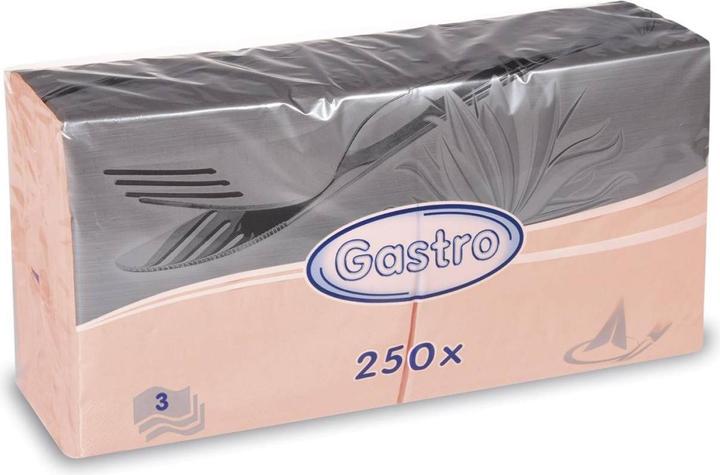 Produktbild Wimex 250 Servietten 3-lagig apricot 40 x 40 cm (250 x, 40 x 40 cm)