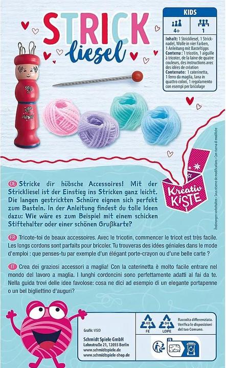 Actual product image Schmidt Spiele Strickliesel NEU 2025