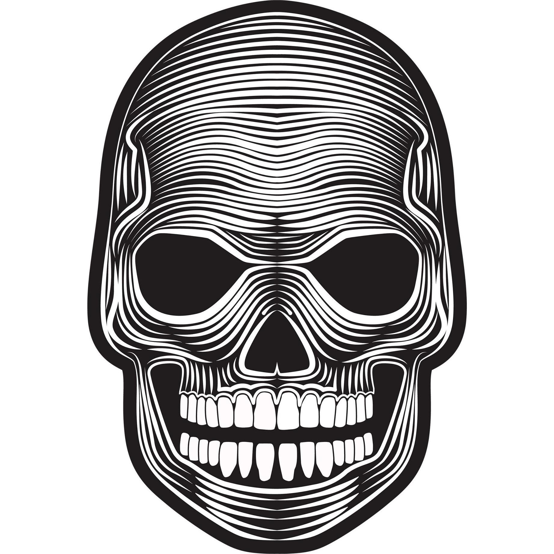 Morphsuits Totenkopf Leuchtmaske