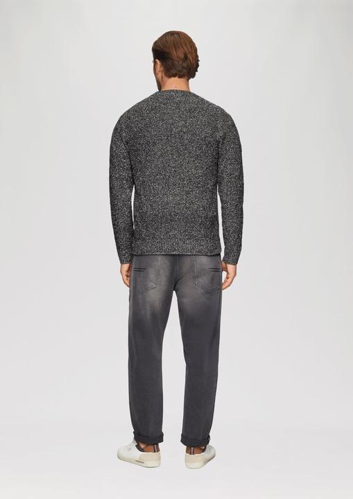 Produktbild S.Oliver Strickpullover Grobstrickpullover in Melange-Optik (L)
