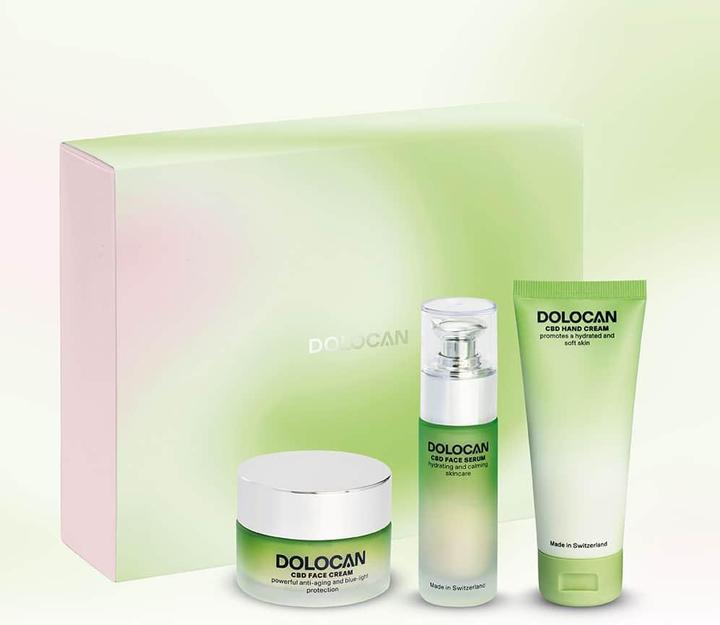 Image du produit Dolocan Coffret cadeau CBD Skincare (Kit de soins du visage)