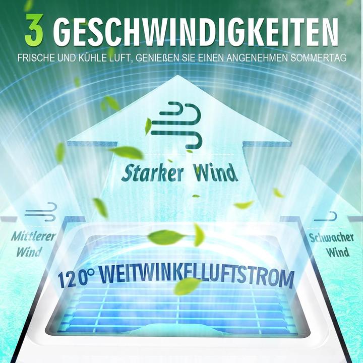 Actual product image Auiffer 3-in-1 Mini-Klimagerät mit Nachtlicht