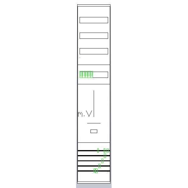 ABN, Verteilerschrank Zubehör, Zählerplatz Z19710D