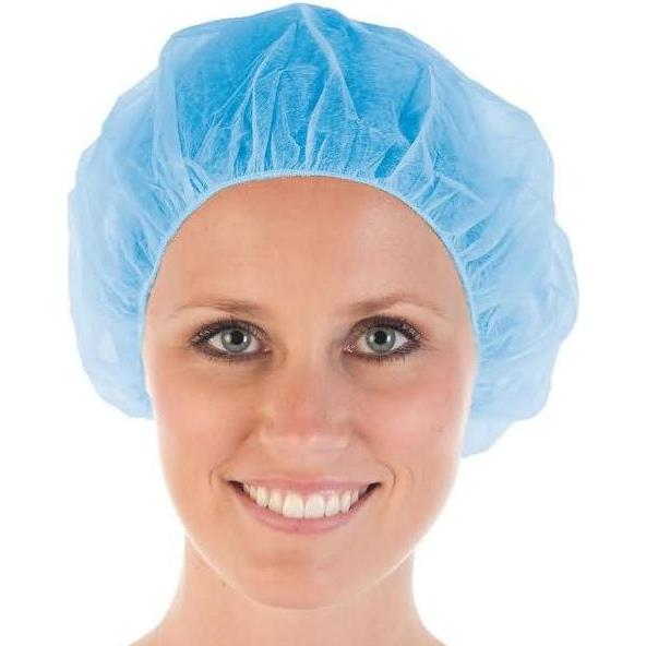 franz mensch, Sicherheitskennzeichnung, unisex Baretthauben blau Einheitsgrösse 100 St.