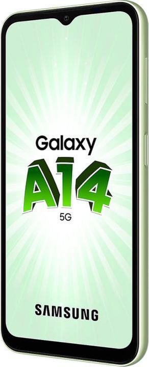 Actual product image Samsung Galaxy A14 5G (64 GB, Light green, 6.60", Dual SIM, 5G)