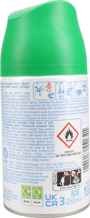 Actual product image Air Wick Freshmatic Max Refill "Crisp Linen And Lilac", 250 Ml