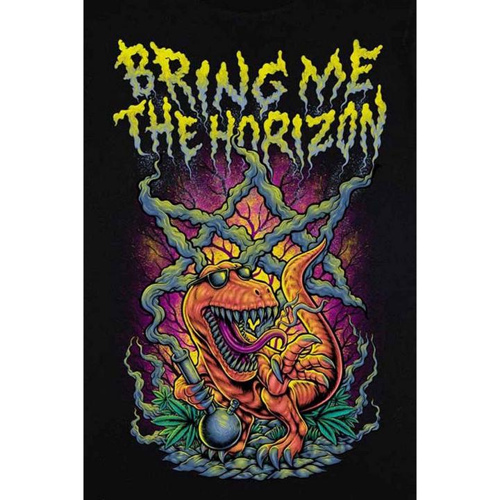 Immagine prodotto Bring Me The Horizon Maglietta unisex adulto Tuxedo Dinosaur in cotone (M)