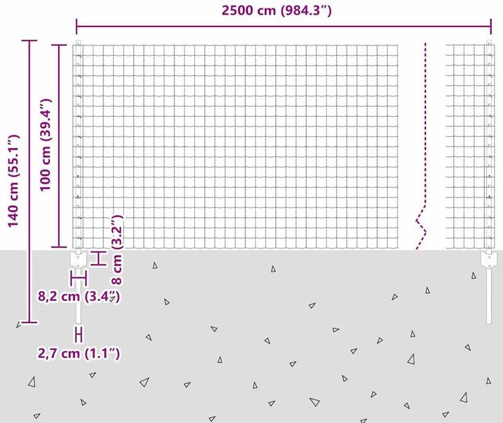 Produktbild vidaXL Aussenbarriere