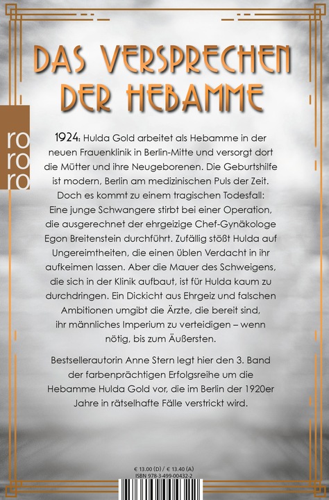 Produktbild Fräulein Gold: Der Himmel über der Stadt (Deutsch, Anne Stern, 2024)