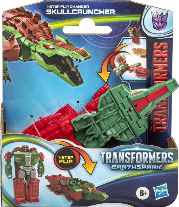 Produktbild Transformers EarthSpark 1-Step Flip Changer Skullcruncher