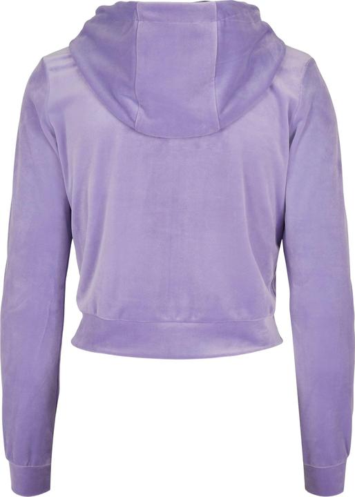 Produktbild Urban Classics Ladies Short Velvet Zip Hoody (XXL)