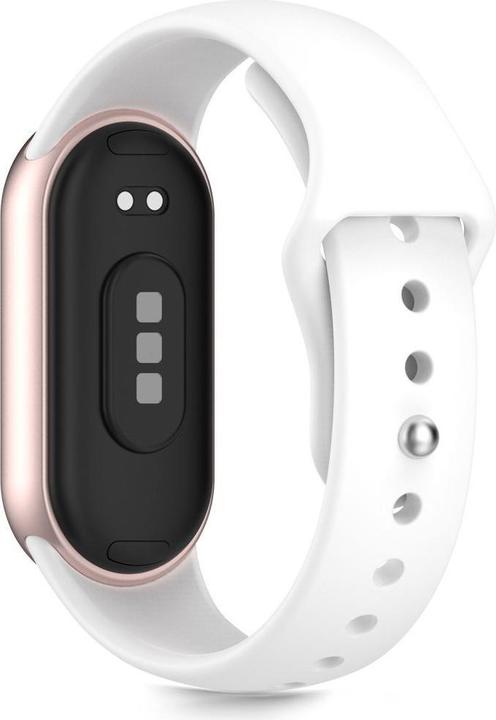 Actual product image 4Kom Tech-Protect IconBand Air Strap für Xiaomi Smart Band 8 / 9 / 10 / NFC - Weiss (Silicone)